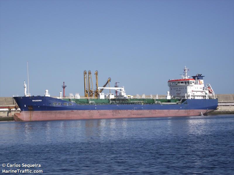 mt madeiro (Chemical/Oil Products Tanker) - IMO 9418913, MMSI 215736000, Call Sign 9HSM9 under the flag of Malta