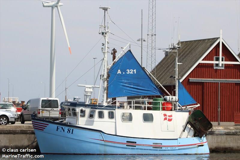 rs 73 annika (Fishing vessel) - IMO , MMSI 219004242, Call Sign XP4792 under the flag of Denmark