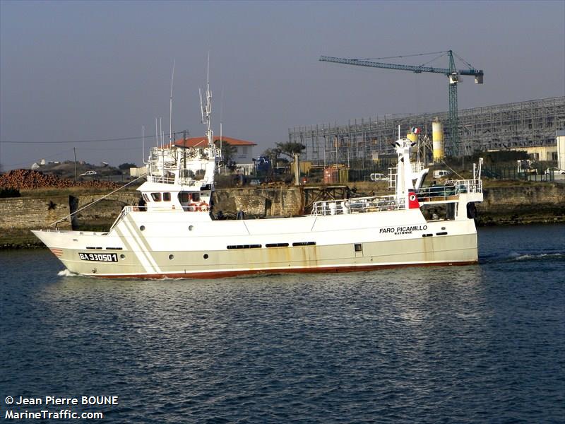 fv faro picamillo (Fishing Vessel) - IMO 9187291, MMSI 226045000, Call Sign FICU under the flag of France