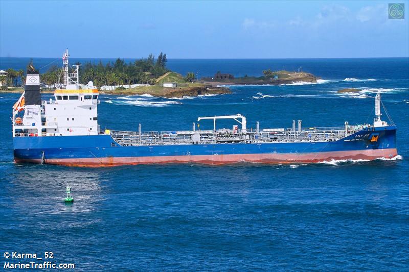 lily pg (Chemical/Oil Products Tanker) - IMO 9823390, MMSI 232017125, Call Sign MDOM6 under the flag of United Kingdom (UK)