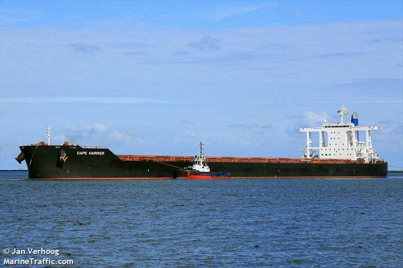 cape harrier (Bulk Carrier) - IMO 9860477, MMSI 232024937, Call Sign MGHS9 under the flag of United Kingdom (UK)