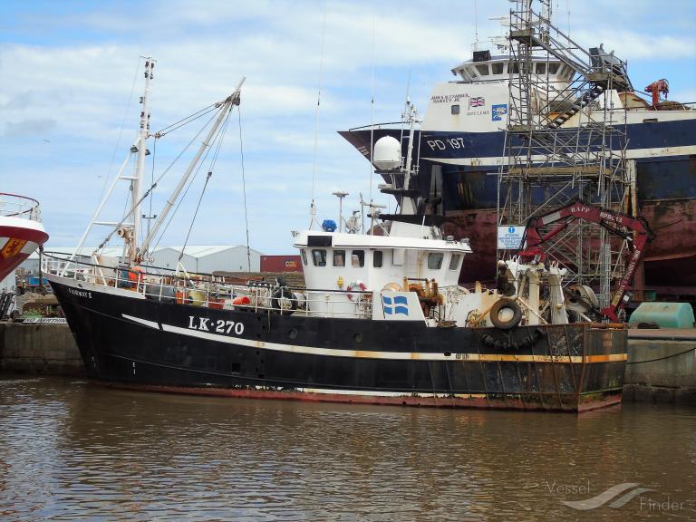 endurance (Fishing Vessel) - IMO 8810798, MMSI 232148000, Call Sign MXOR6 under the flag of United Kingdom (UK)