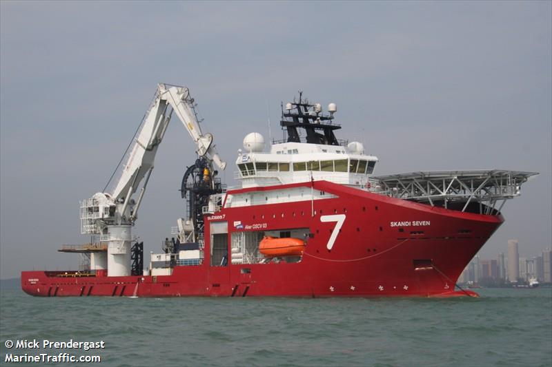 skandi seven (Offshore Support Vessel) - IMO 9408671, MMSI 235067199, Call Sign 2BLN8 under the flag of United Kingdom (UK)