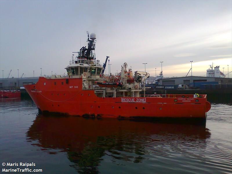 grampian calgary (Standby Safety Vessel) - IMO 9503483, MMSI 235082384, Call Sign 2DVO7 under the flag of United Kingdom (UK)