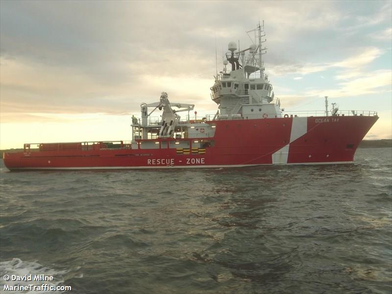ocean tay (Offshore Tug/Supply Ship) - IMO 9043067, MMSI 235102113, Call Sign 2HAV7 under the flag of United Kingdom (UK)