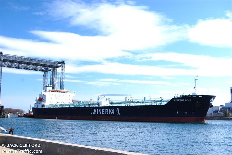 minerva julie (Chemical/Oil Products Tanker) - IMO 9380831, MMSI 240716000, Call Sign SYNQ under the flag of Greece