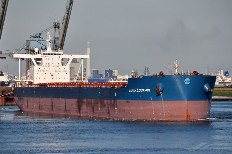 maran courage (Bulk Carrier) - IMO 9593218, MMSI 241237000, Call Sign SVBR6 under the flag of Greece