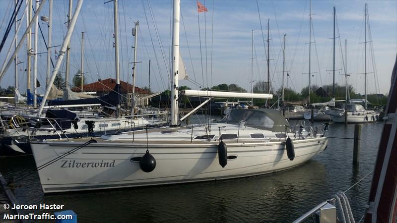 zilverwind (Sailing vessel) - IMO , MMSI 244670719, Call Sign PB5619 under the flag of Netherlands