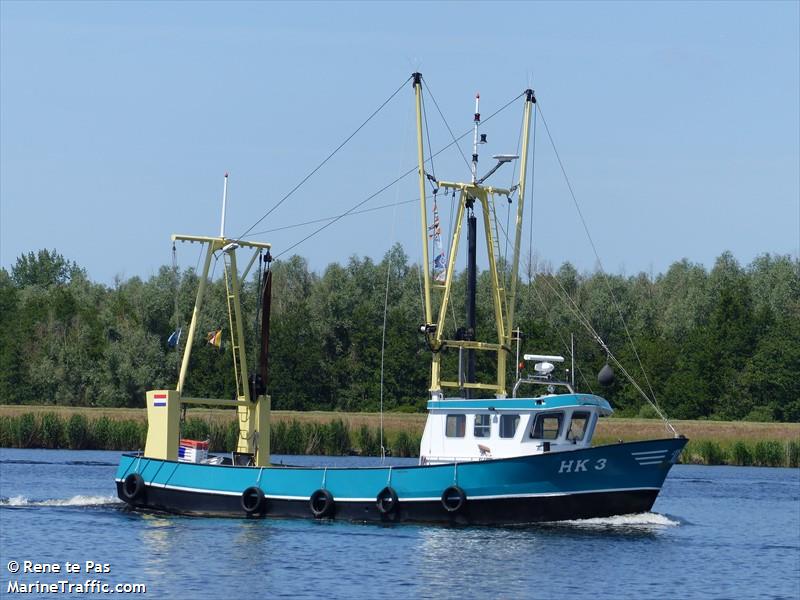 hk 3 aaltje (Fishing vessel) - IMO , MMSI 244740896, Call Sign PG7017 under the flag of Netherlands