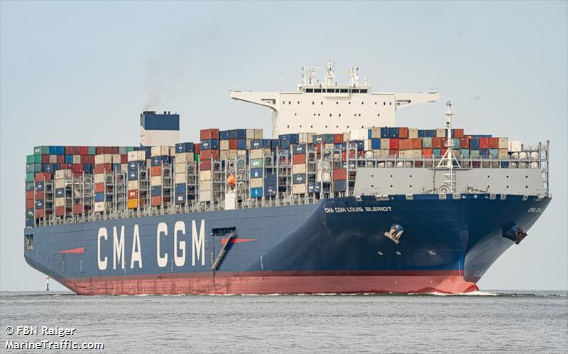 cmacgm louis bleriot (Container Ship) - IMO 9776432, MMSI 248794000, Call Sign 9HA4811 under the flag of Malta