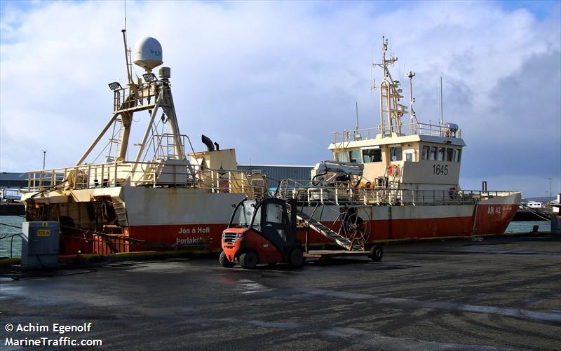 jon a hofi (Fishing Vessel) - IMO 8303408, MMSI 251314110, Call Sign TFCP under the flag of Iceland