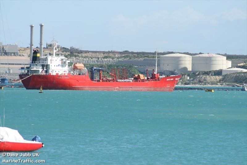 santa maria (Oil Products Tanker) - IMO 7423732, MMSI 256128000, Call Sign 9HLQ8 under the flag of Malta