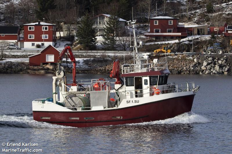 sorvest (Fishing vessel) - IMO , MMSI 257457700, Call Sign LF5386 under the flag of Norway