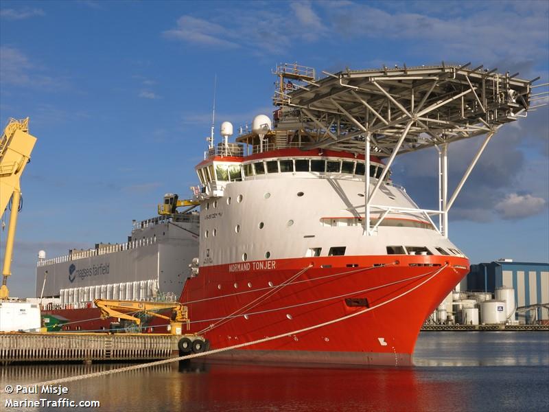 normand tonjer (Offshore Tug/Supply Ship) - IMO 9422108, MMSI 257551000, Call Sign LAXJ5 under the flag of Norway