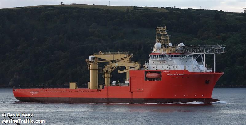 normand energy (Pipe Layer) - IMO 9367009, MMSI 258728000, Call Sign LAJL6 under the flag of Norway