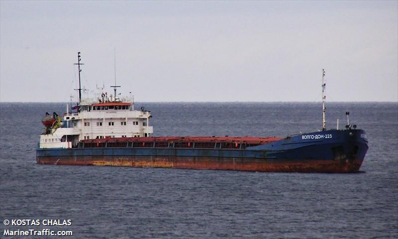 volgodon225 (General Cargo Ship) - IMO 8954958, MMSI 273373100, Call Sign UCWP under the flag of Russia