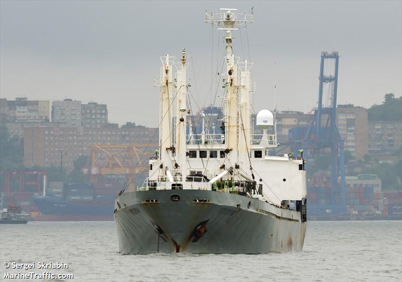 petergof (Refrigerated Cargo Ship) - IMO 8319184, MMSI 273436790, Call Sign UIKZ under the flag of Russia