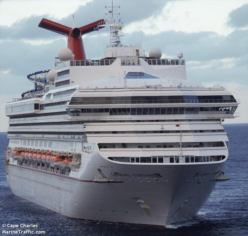 carnival sunshine (Passenger (Cruise) Ship) - IMO 9070058, MMSI 308017000, Call Sign C6FN4 under the flag of Bahamas