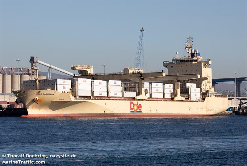 dole caribbean (Container Ship) - IMO 9703071, MMSI 311000416, Call Sign C6CA4 under the flag of Bahamas