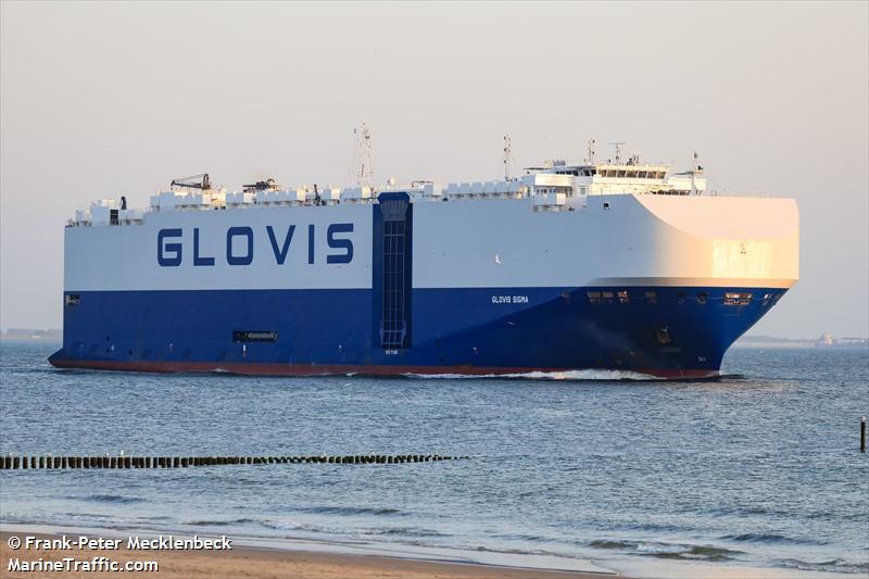 glovis sigma (Vehicles Carrier) - IMO 9736810, MMSI 311000458, Call Sign C6CF6 under the flag of Bahamas