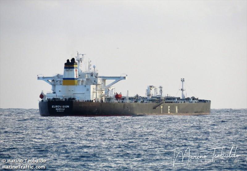 eurovision (Crude Oil Tanker) - IMO 9567697, MMSI 311076800, Call Sign C6AD8 under the flag of Bahamas