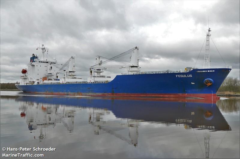 fegulus (Refrigerated Cargo Ship) - IMO 9055709, MMSI 314005000, Call Sign 8PTX under the flag of Barbados