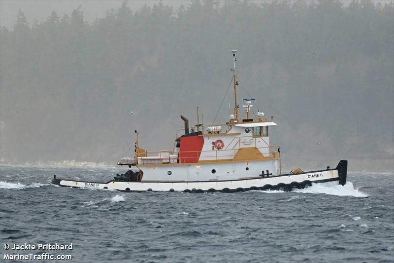 diane h (Towing vessel (tow>200)) - IMO , MMSI 366673090, Call Sign WUR7250 under the flag of United States (USA)