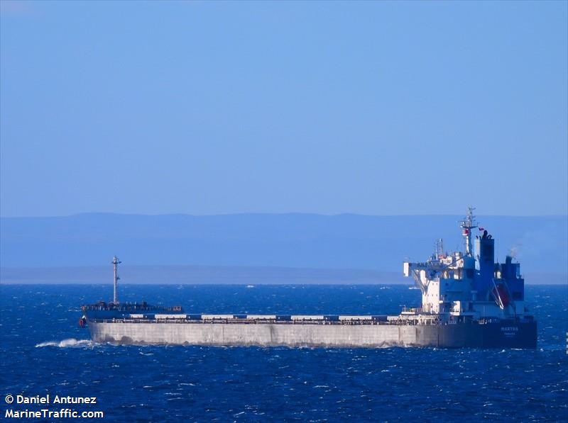 martha (Bulk Carrier) - IMO 9623726, MMSI 370193000, Call Sign 3FXA7 under the flag of Panama