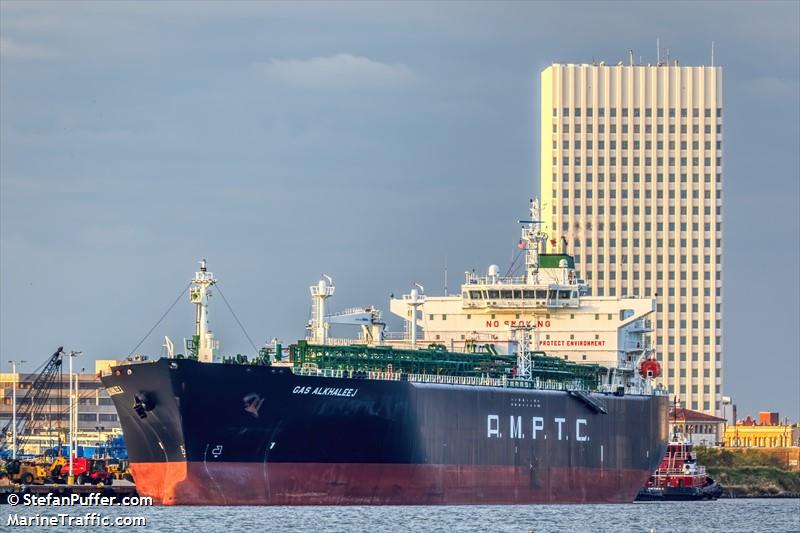 gas alkhaleej (LPG Tanker) - IMO 9385685, MMSI 370355000, Call Sign 3ESM3 under the flag of Panama