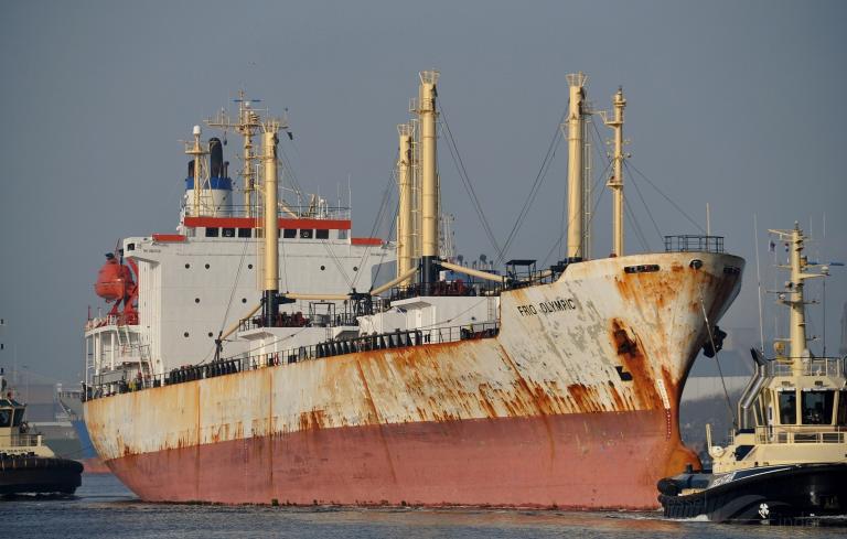 frio olympic (Refrigerated Cargo Ship) - IMO 8801802, MMSI 372107000, Call Sign 3FTF9 under the flag of Panama