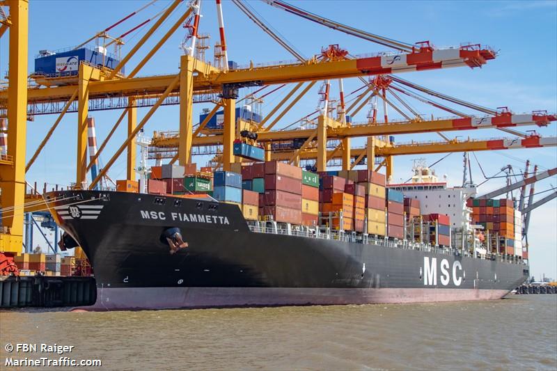 msc fiammetta (Container Ship) - IMO 9369758, MMSI 372843000, Call Sign 3EOU7 under the flag of Panama