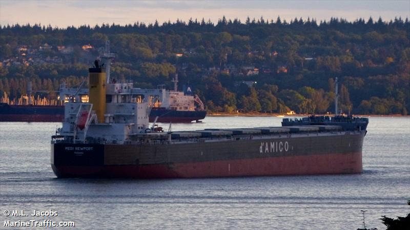 medi newport (Bulk Carrier) - IMO 9758454, MMSI 374840000, Call Sign 3EQN8 under the flag of Panama