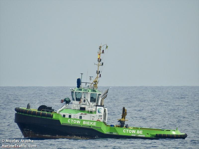 ctow bieke (Tug) - IMO 9706683, MMSI 376385000, Call Sign J8B5392 under the flag of St Vincent & Grenadines