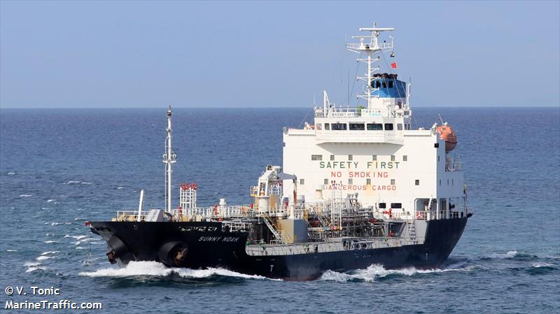sunny noah (Chemical/Oil Products Tanker) - IMO 9474357, MMSI 431003074, Call Sign JD3284 under the flag of Japan