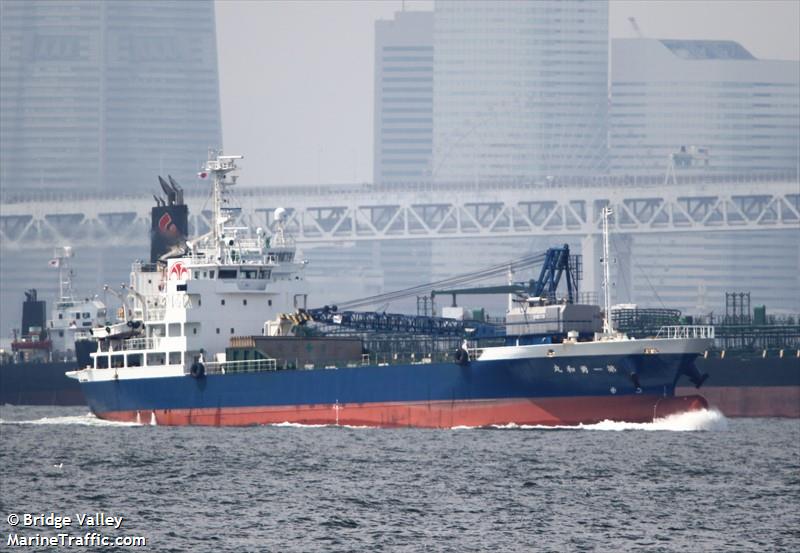 yuwamaru no.1 (Cargo ship) - IMO , MMSI 431009001, Call Sign JD4113 under the flag of Japan