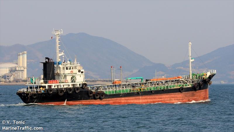 changyong (Tanker) - IMO , MMSI 440102480, Call Sign 134809 under the flag of Korea