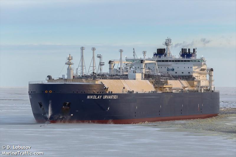 nikolay urvantsev (LNG Tanker) - IMO 9750660, MMSI 477327300, Call Sign VRRY3 under the flag of Hong Kong
