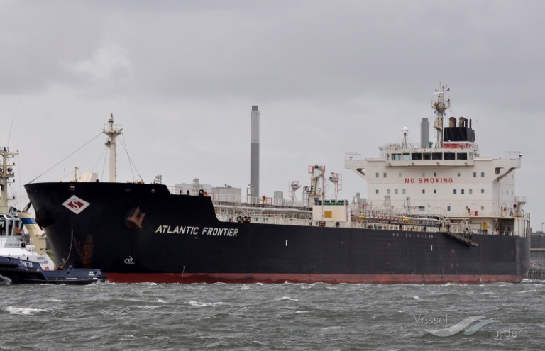 atlantic frontier (Chemical/Oil Products Tanker) - IMO 9332303, MMSI 477969700, Call Sign VRDJ7 under the flag of Hong Kong