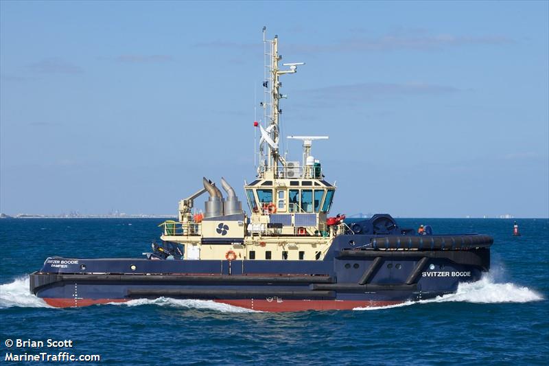 svitzer boodie (Tug) - IMO 9673953, MMSI 503013190, Call Sign VJN4359 under the flag of Australia