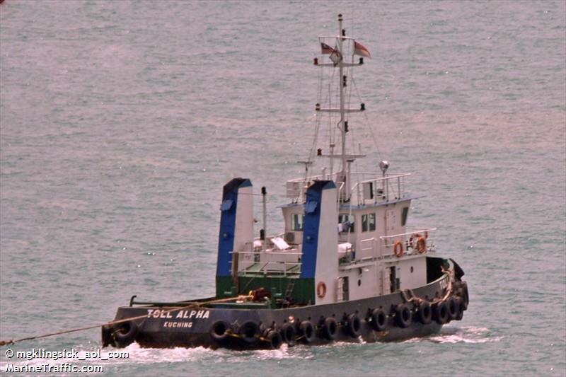 tb toll alpha (Tug) - IMO 9569437, MMSI 533046300, Call Sign 9WHX8 under the flag of Malaysia