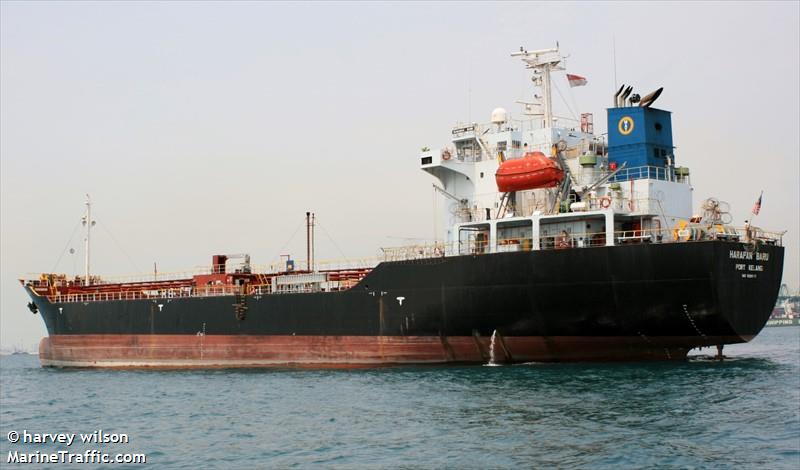 harapan baru (Bitumen Tanker) - IMO 9291171, MMSI 533130819, Call Sign 9MYQ7 under the flag of Malaysia