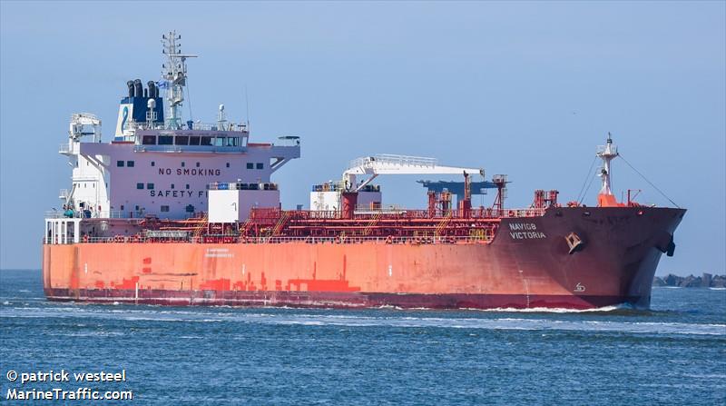 navig8 victoria (Chemical/Oil Products Tanker) - IMO 9690614, MMSI 538005992, Call Sign V7IT6 under the flag of Marshall Islands