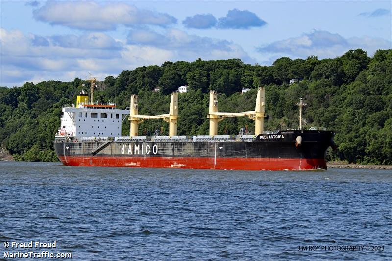 medi astoria (Bulk Carrier) - IMO 9806770, MMSI 563015400, Call Sign 9V3075 under the flag of Singapore