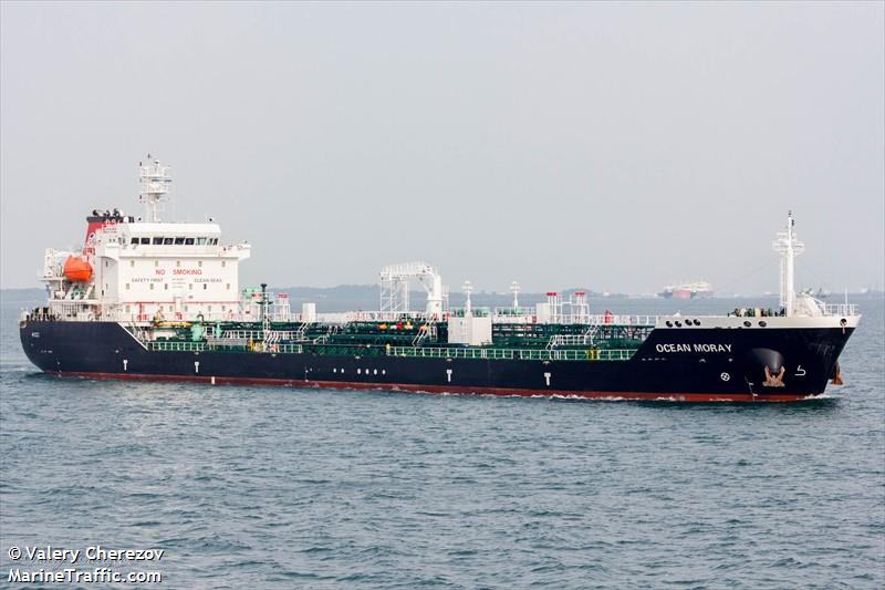 ocean moray (Chemical/Oil Products Tanker) - IMO 9809071, MMSI 563041900, Call Sign 9V2683 under the flag of Singapore