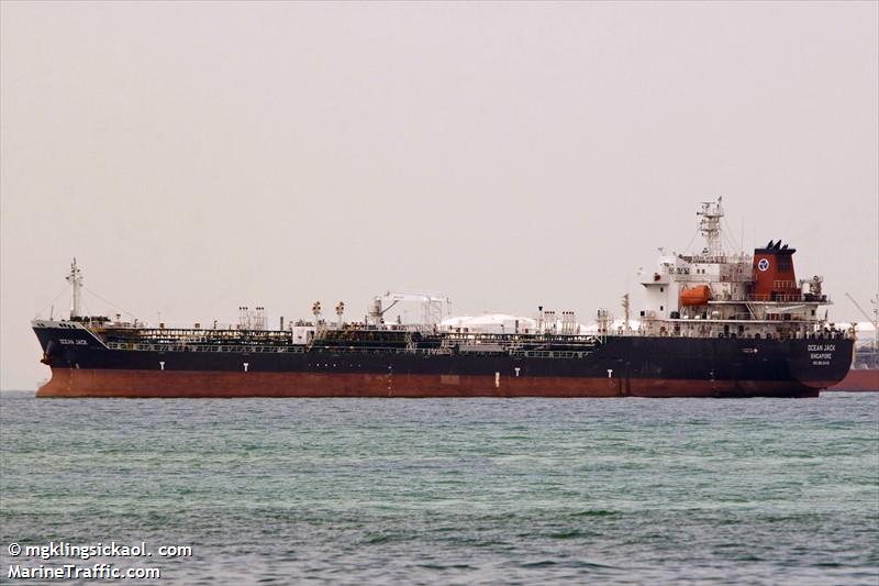 ocean jack (Chemical/Oil Products Tanker) - IMO 9812418, MMSI 563045900, Call Sign 9V5233 under the flag of Singapore