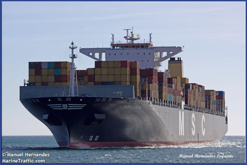 msc vega (Container Ship) - IMO 9465265, MMSI 636015506, Call Sign D5BE4 under the flag of Liberia