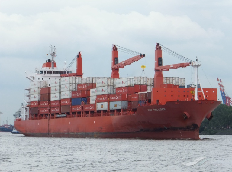galen (Container Ship) - IMO 9344679, MMSI 636016647, Call Sign A8OH4 under the flag of Liberia