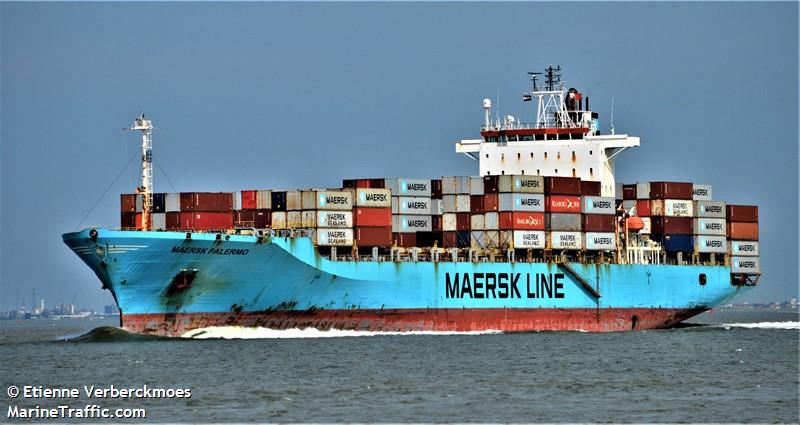 maersk palermo (Container Ship) - IMO 9168207, MMSI 636020264, Call Sign D5YK2 under the flag of Liberia