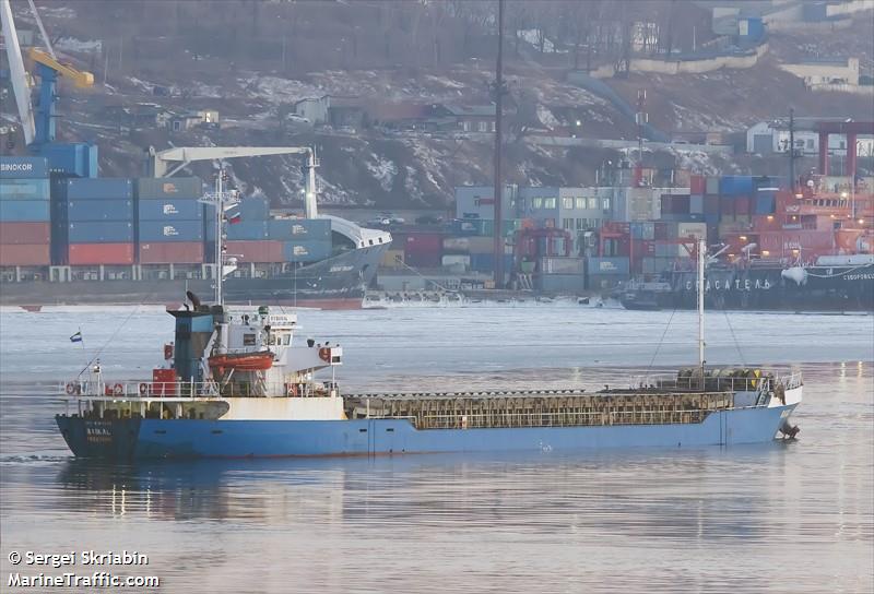 baikal (General Cargo Ship) - IMO 9167617, MMSI 667001819, Call Sign 9LU2622 under the flag of Sierra Leone