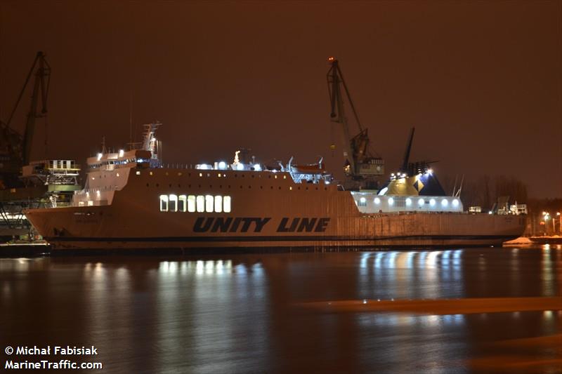 galileusz (Passenger/Ro-Ro Cargo Ship) - IMO 9019078, MMSI 210095000, Call Sign C4LV2 under the flag of Cyprus